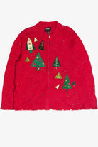 Vintage Red Ugly Christmas Cardigan 62990