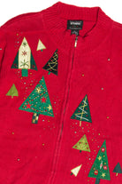 Vintage Red Ugly Christmas Cardigan 62990