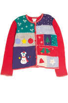 Vintage Red Ugly Christmas Cardigan 62991