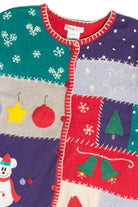Vintage Red Ugly Christmas Cardigan 62991