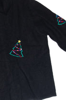 Vintage Black Ugly Christmas Cardigan 62994