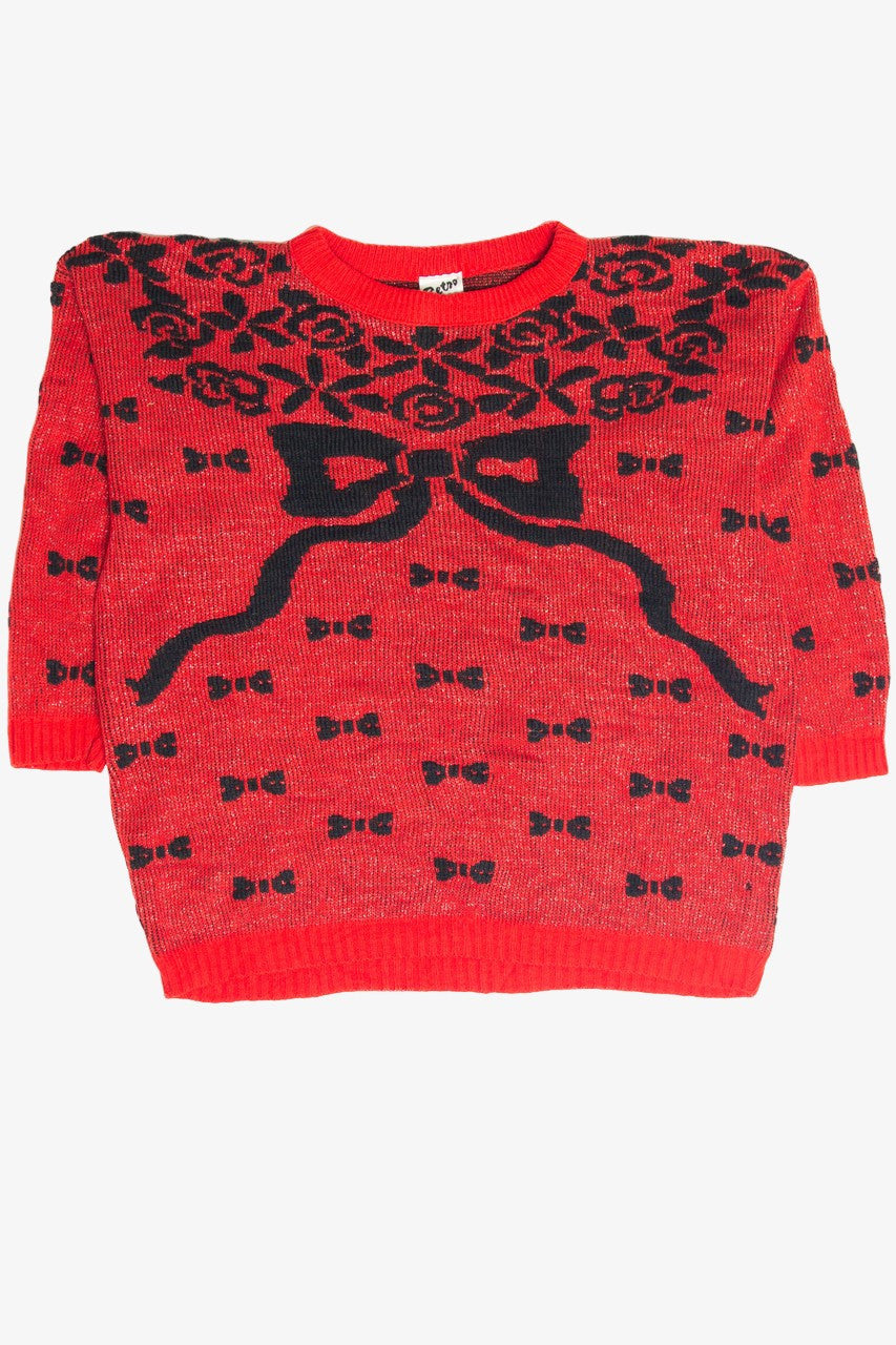 Vintage Red Ugly Christmas Pullover 62998