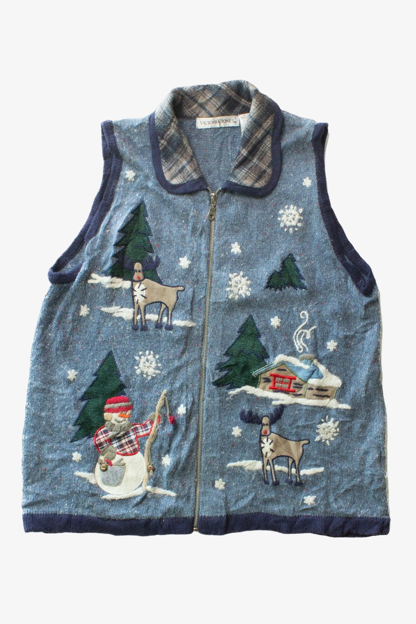 Blue Ugly Christmas Vest 63451