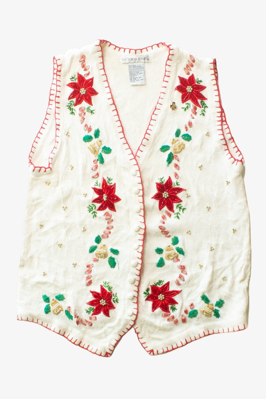 White Ugly Christmas Vest 63452