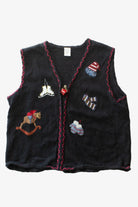 Black Ugly Christmas Vest 63453