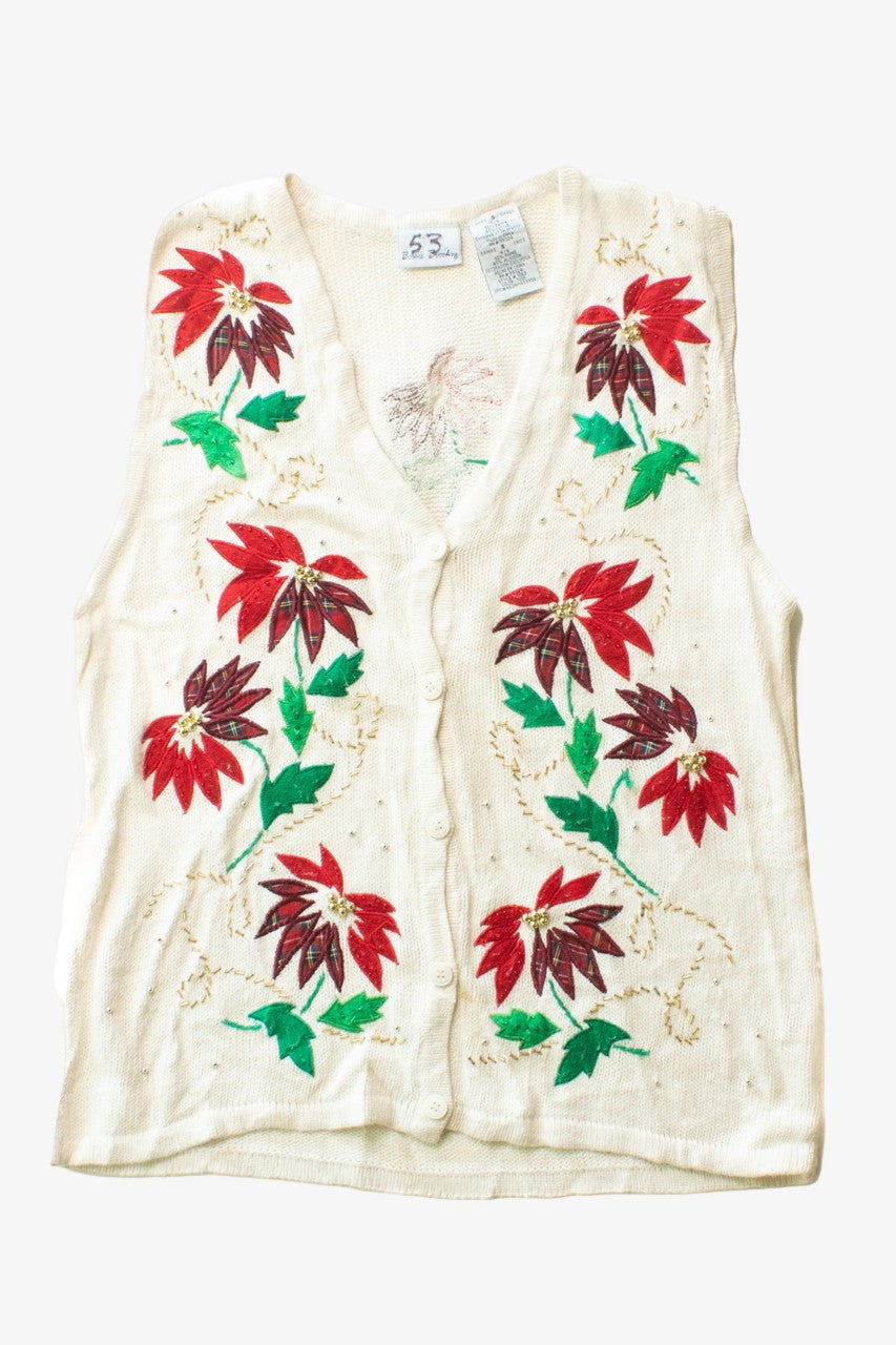 White Ugly Christmas Vest 63454