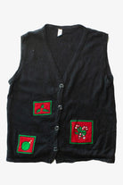 Black Ugly Christmas Vest 63459