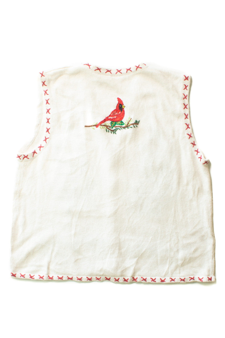 White Ugly Christmas Vest 63471