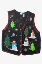Black Ugly Christmas Vest 63474