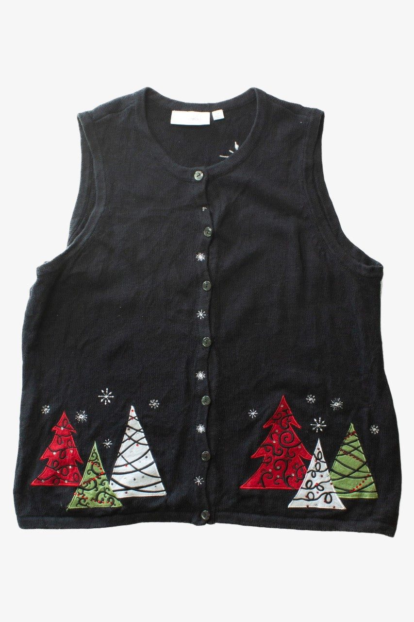 Black Ugly Christmas Vest 63475