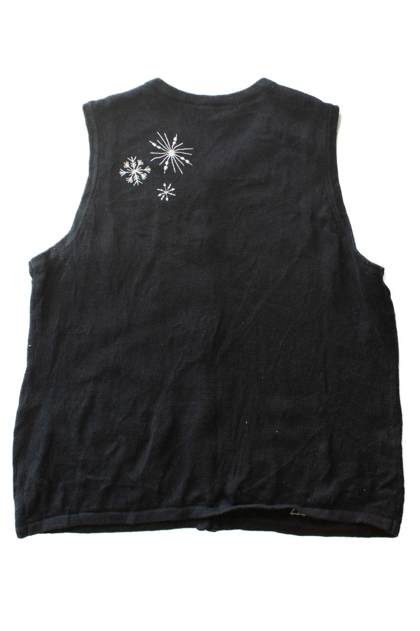 Black Ugly Christmas Vest 63475