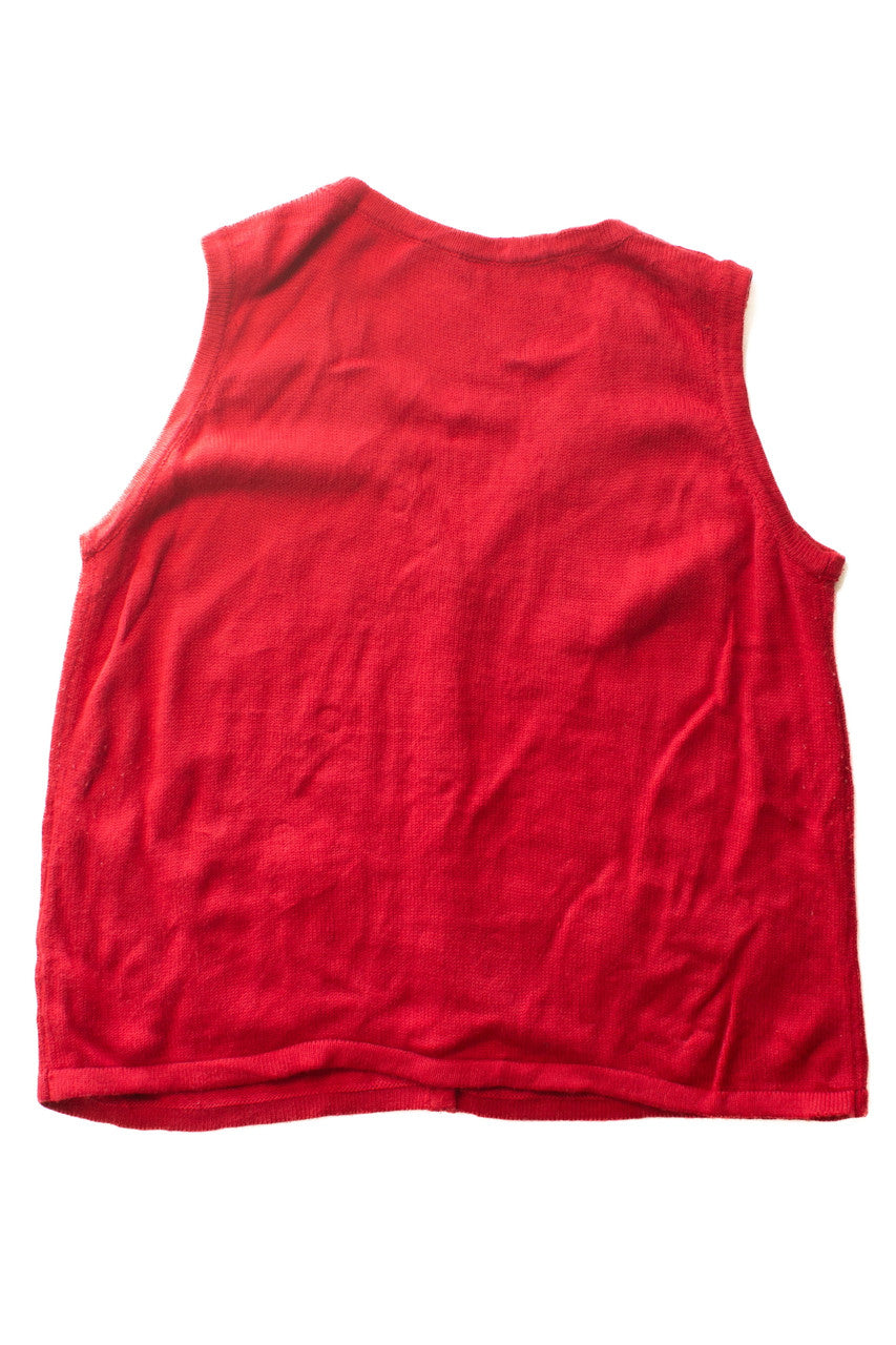 Red Ugly Christmas Vest 63476