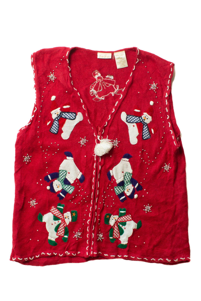 Red Ugly Christmas Vest 63486