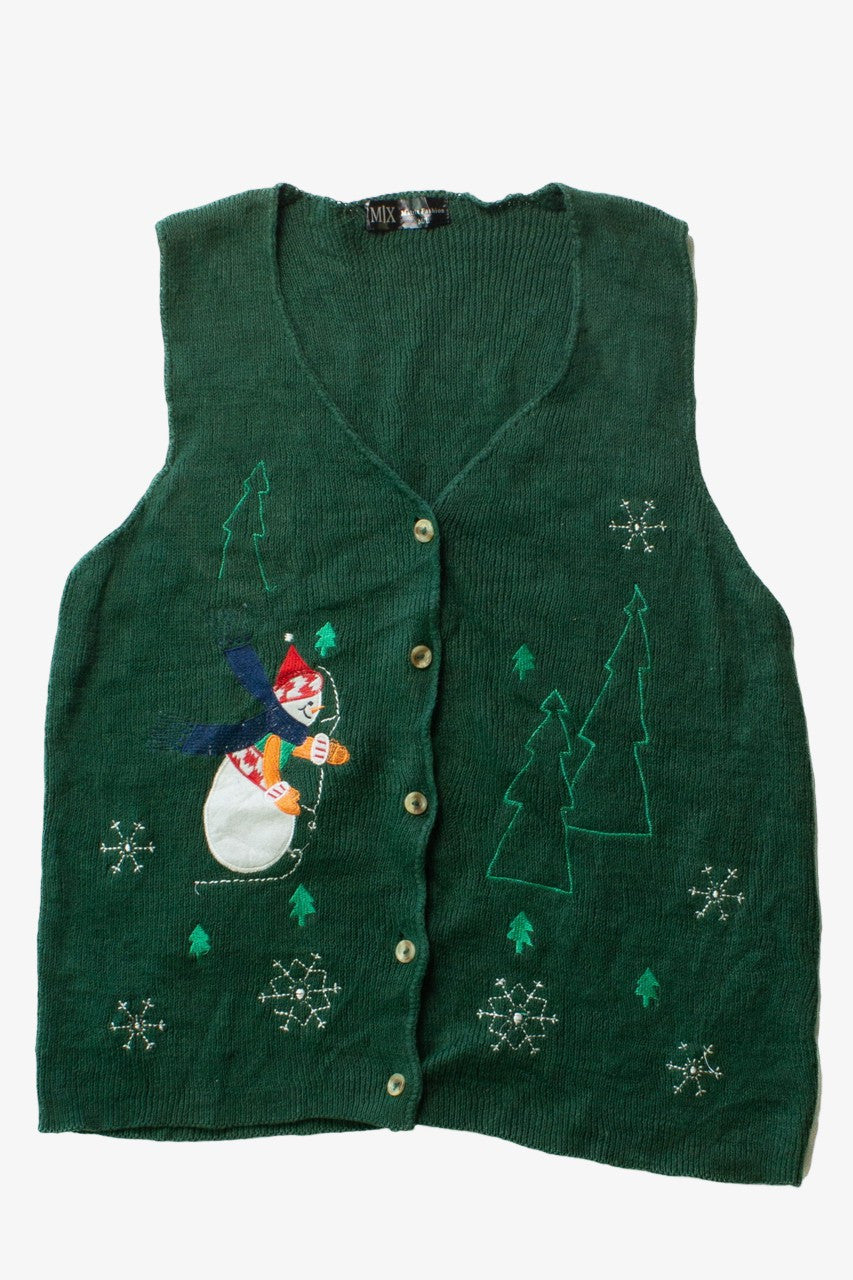 Green Ugly Christmas Vest 63489