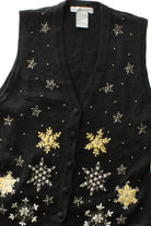 Black Ugly Christmas Vest 63495