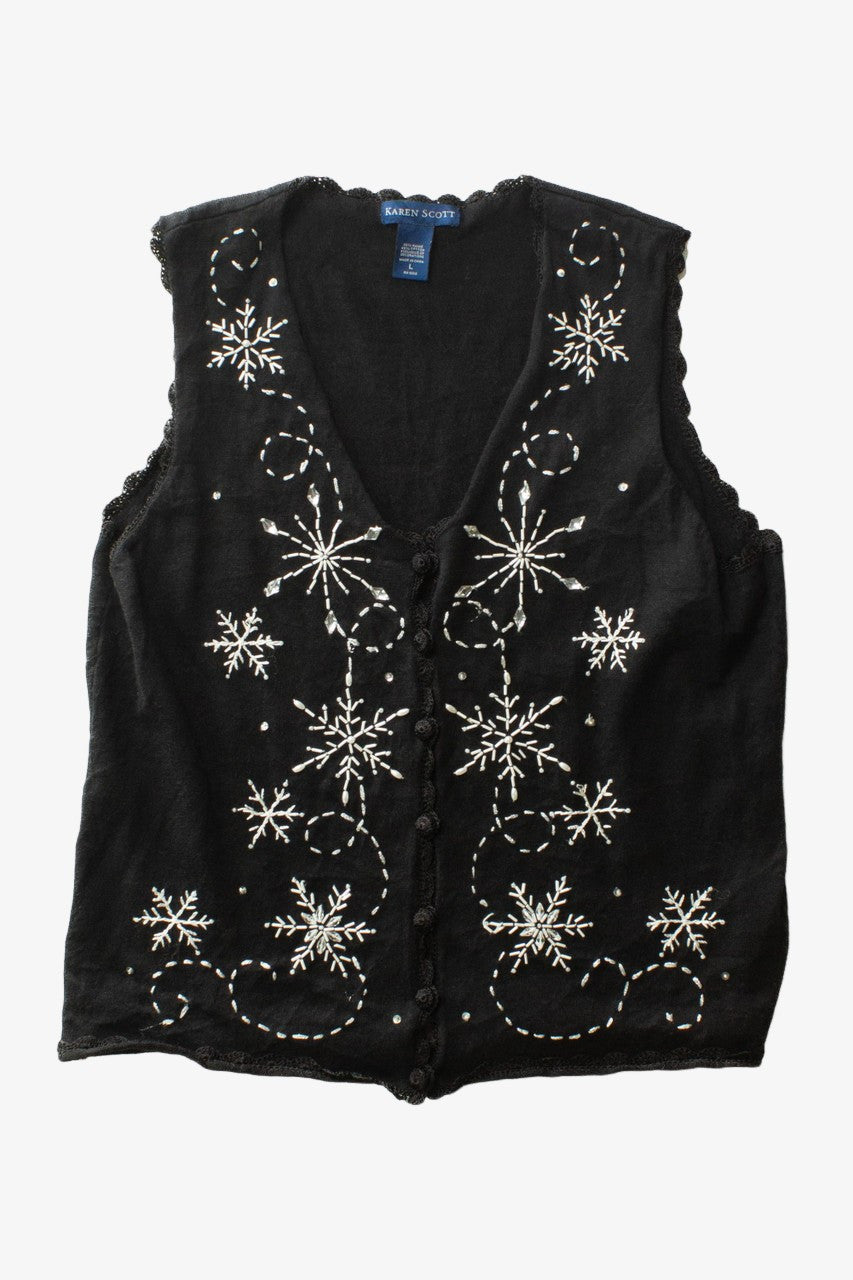 Black Ugly Christmas Vest 63496