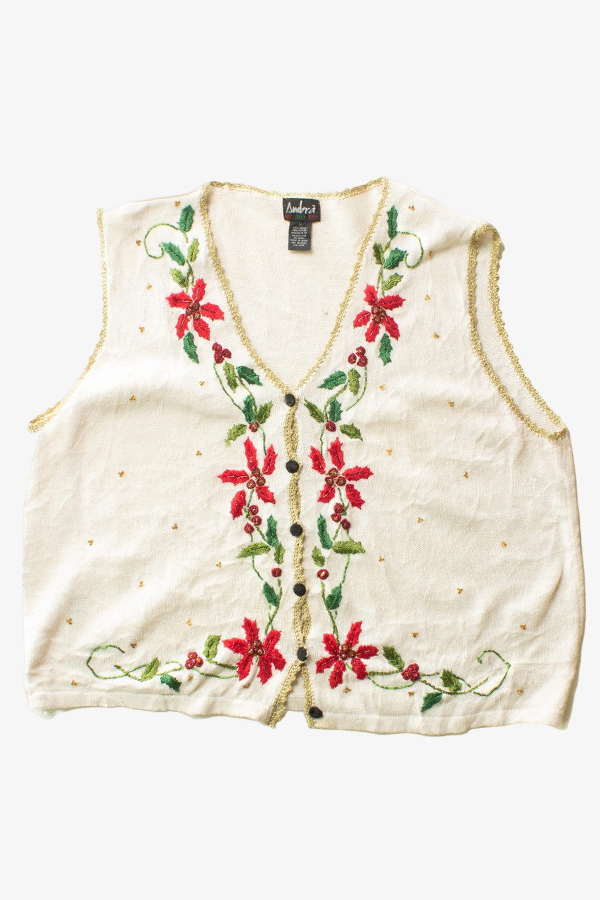 White Ugly Christmas Vest 63498