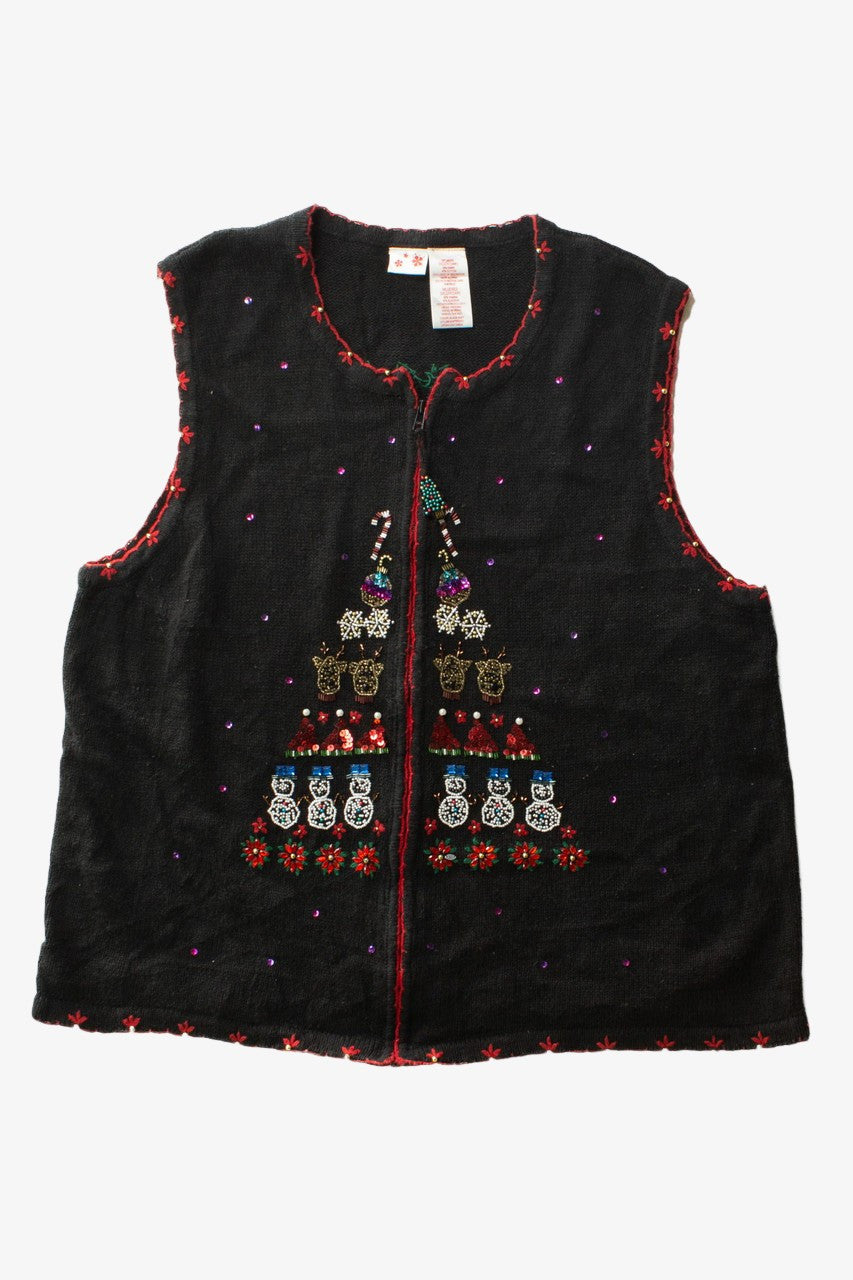 Black Ugly Christmas Vest 63504