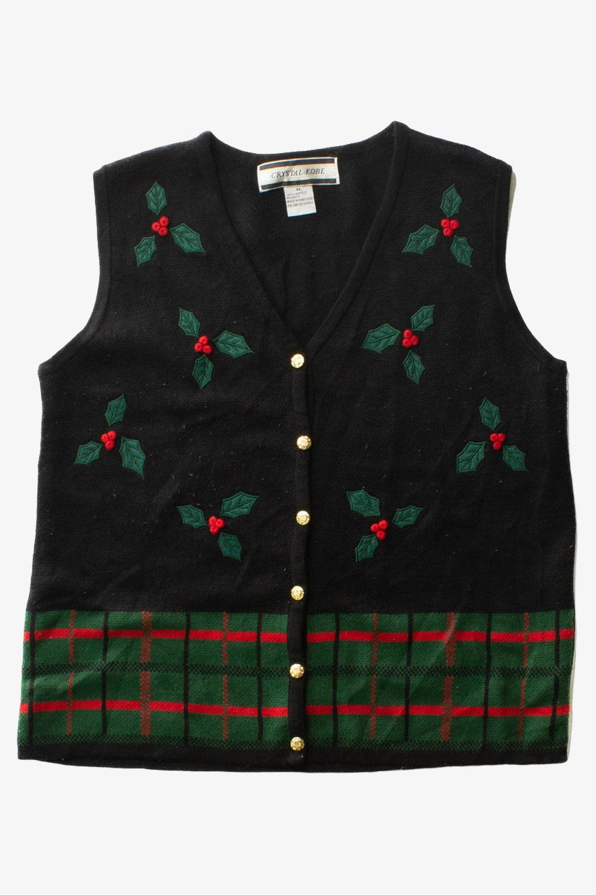 Black Ugly Christmas Vest 63506