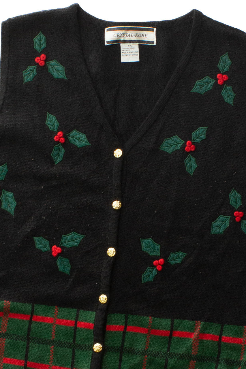 Black Ugly Christmas Vest 63506