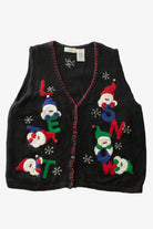 Black Ugly Christmas Vest 63507