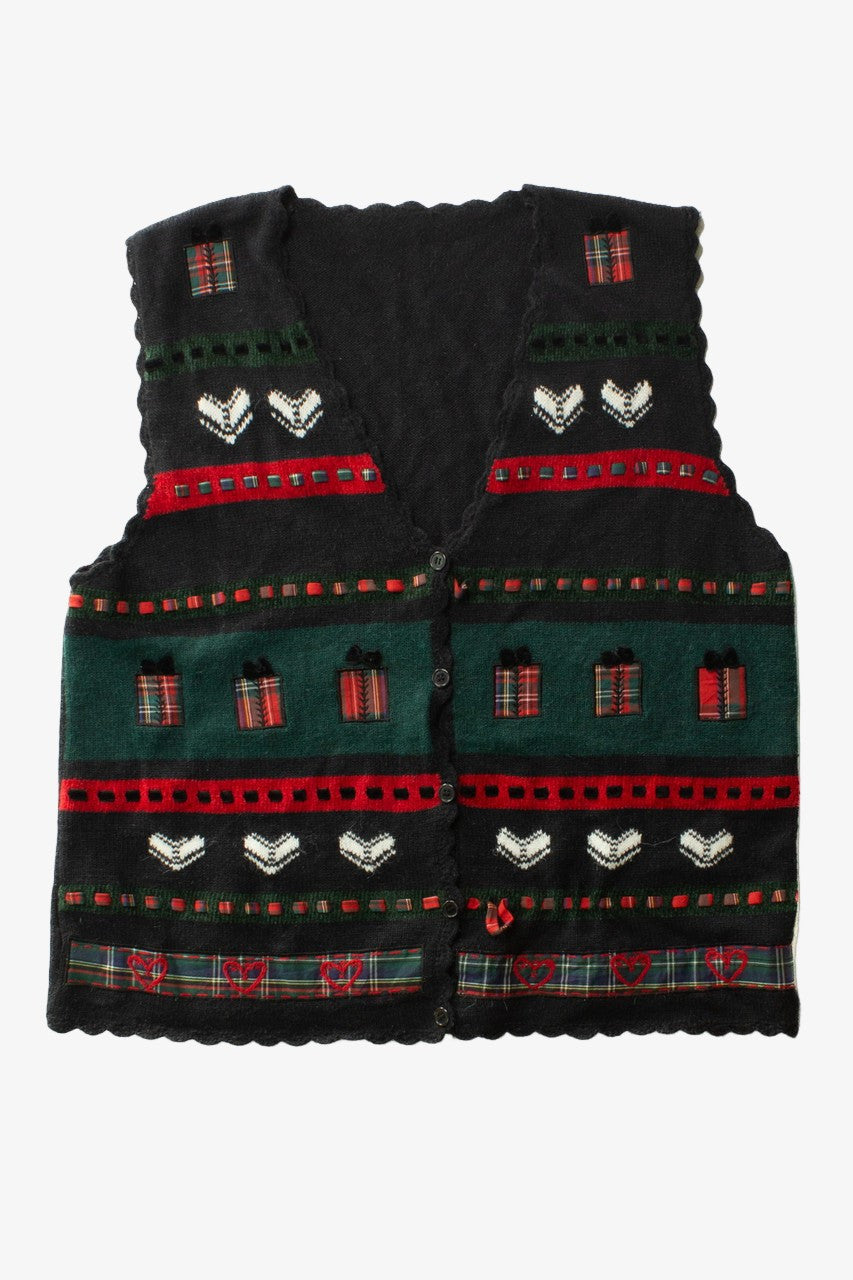 Black Ugly Christmas Vest 63526