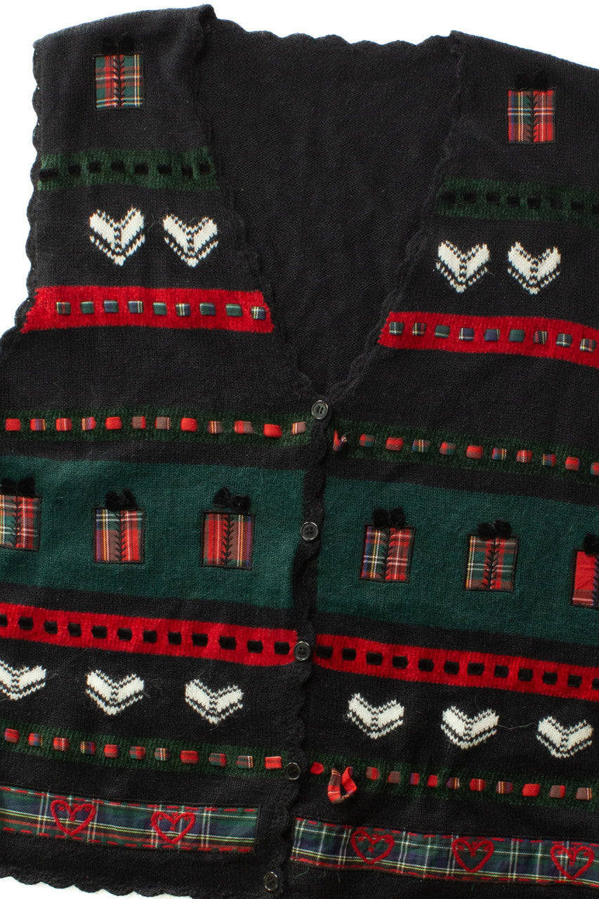 Black Ugly Christmas Vest 63526