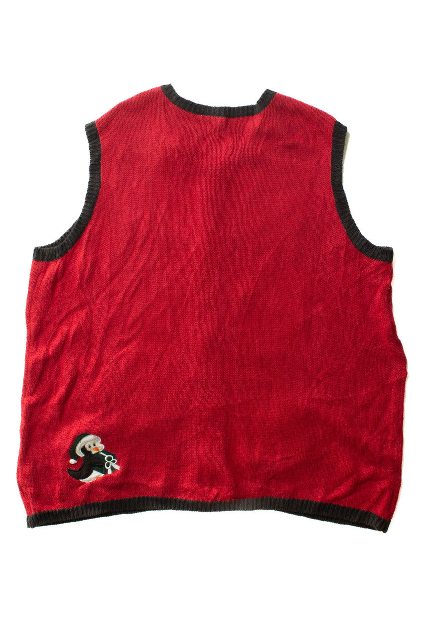Red Ugly Christmas Vest 63534