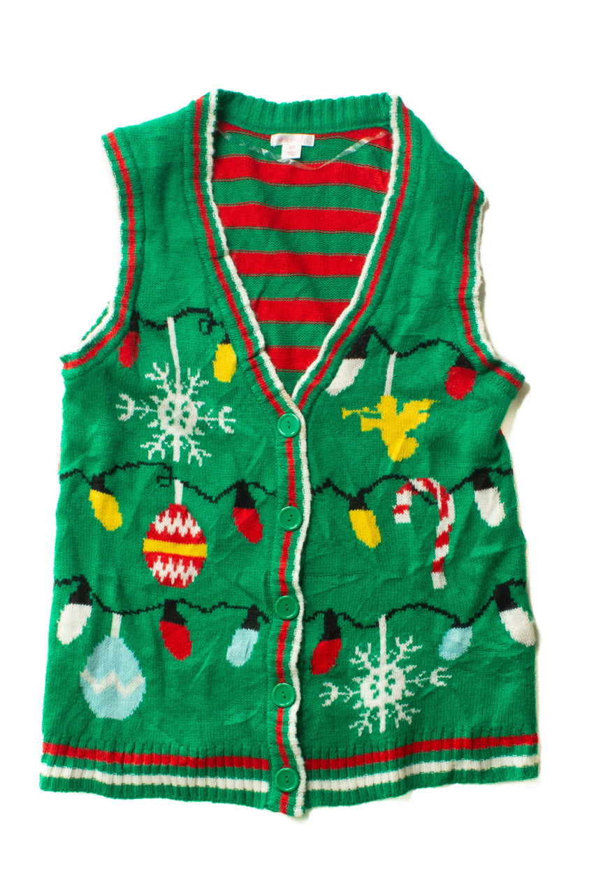 Green Ugly Christmas Vest 63539
