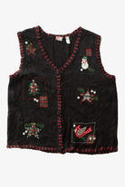 Black Ugly Christmas Vest 63542