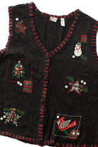 Black Ugly Christmas Vest 63542