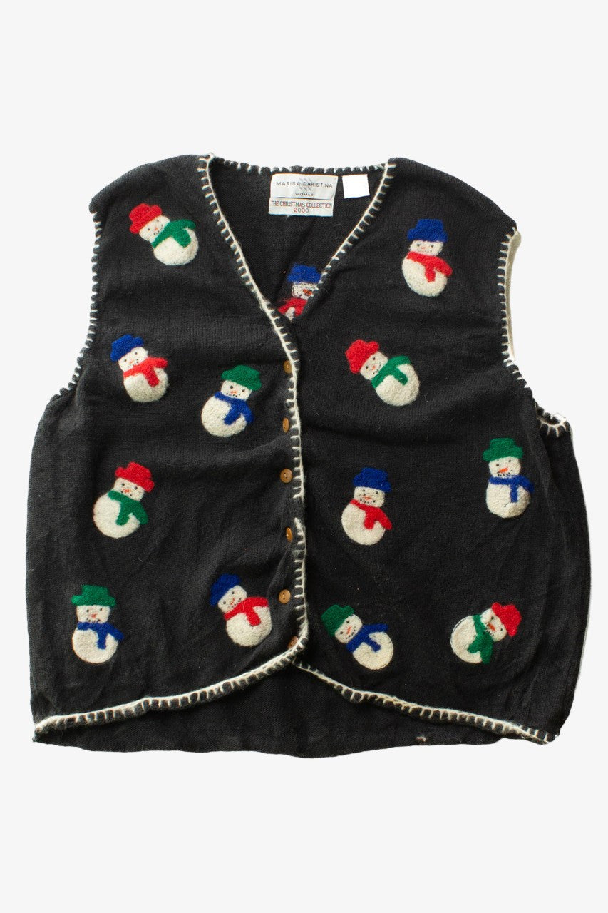 Black Ugly Christmas Vest 63543