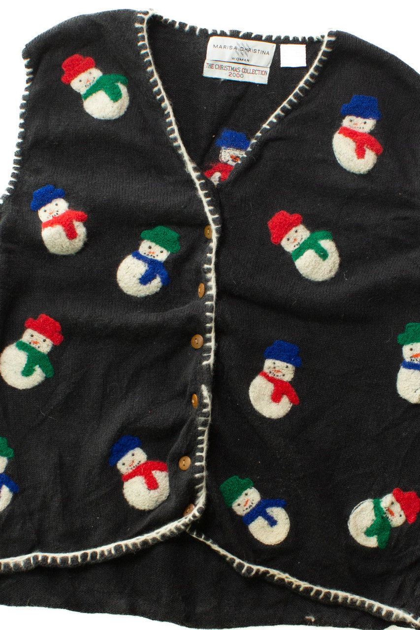 Black Ugly Christmas Vest 63543