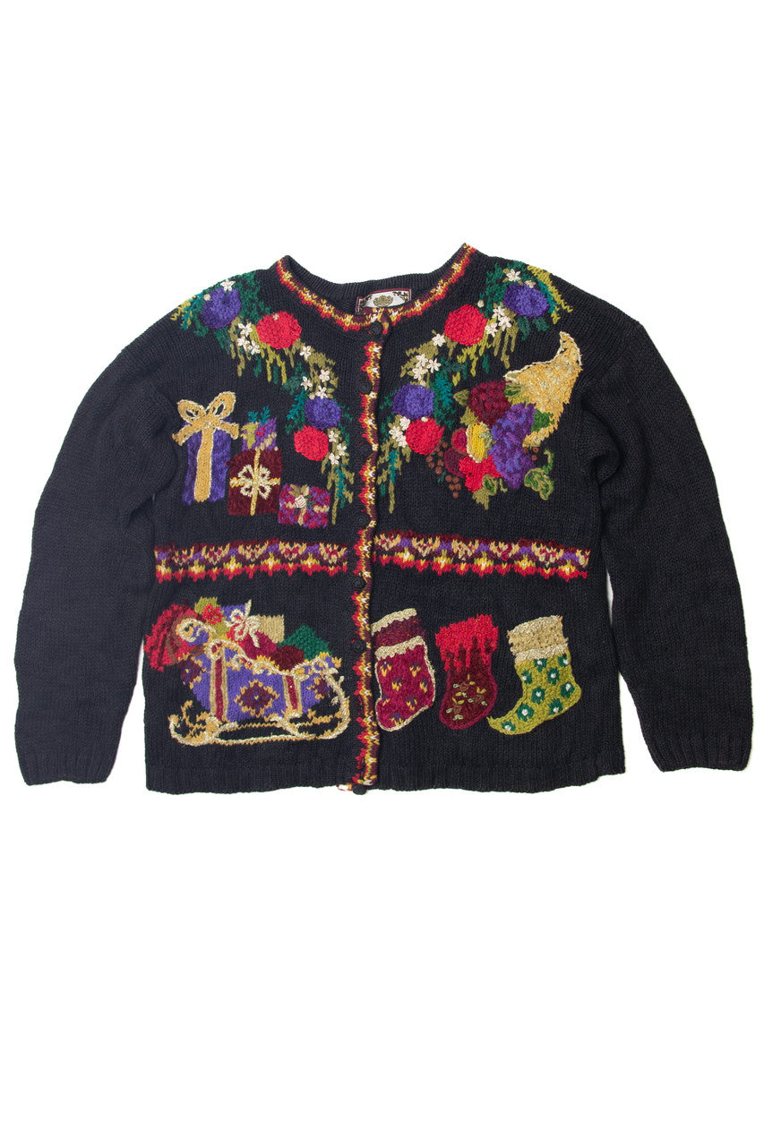 Black Ugly Christmas Sweater 63548