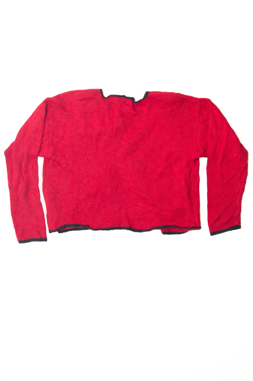 Red Ugly Christmas Cardigan 63552