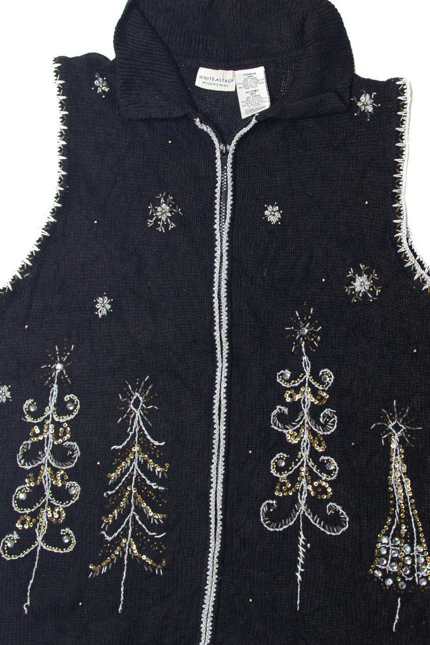 Black Ugly Christmas Vest 63596