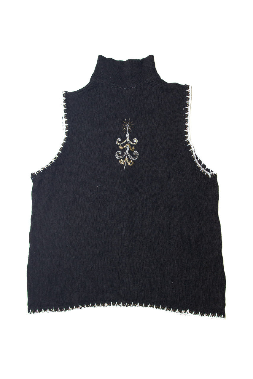 Black Ugly Christmas Vest 63596