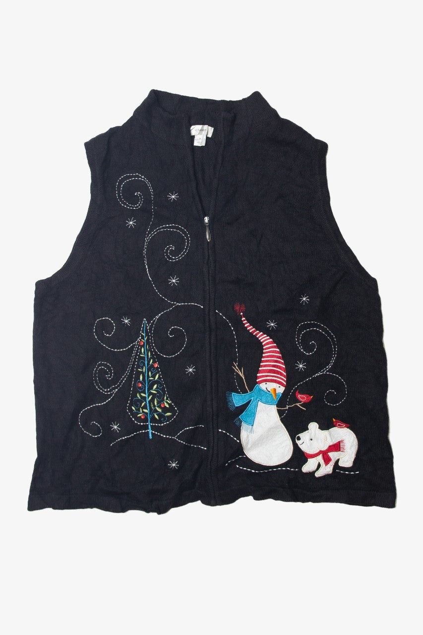 Black Ugly Christmas Vest 63599