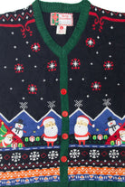Black Ugly Christmas Vest 63627
