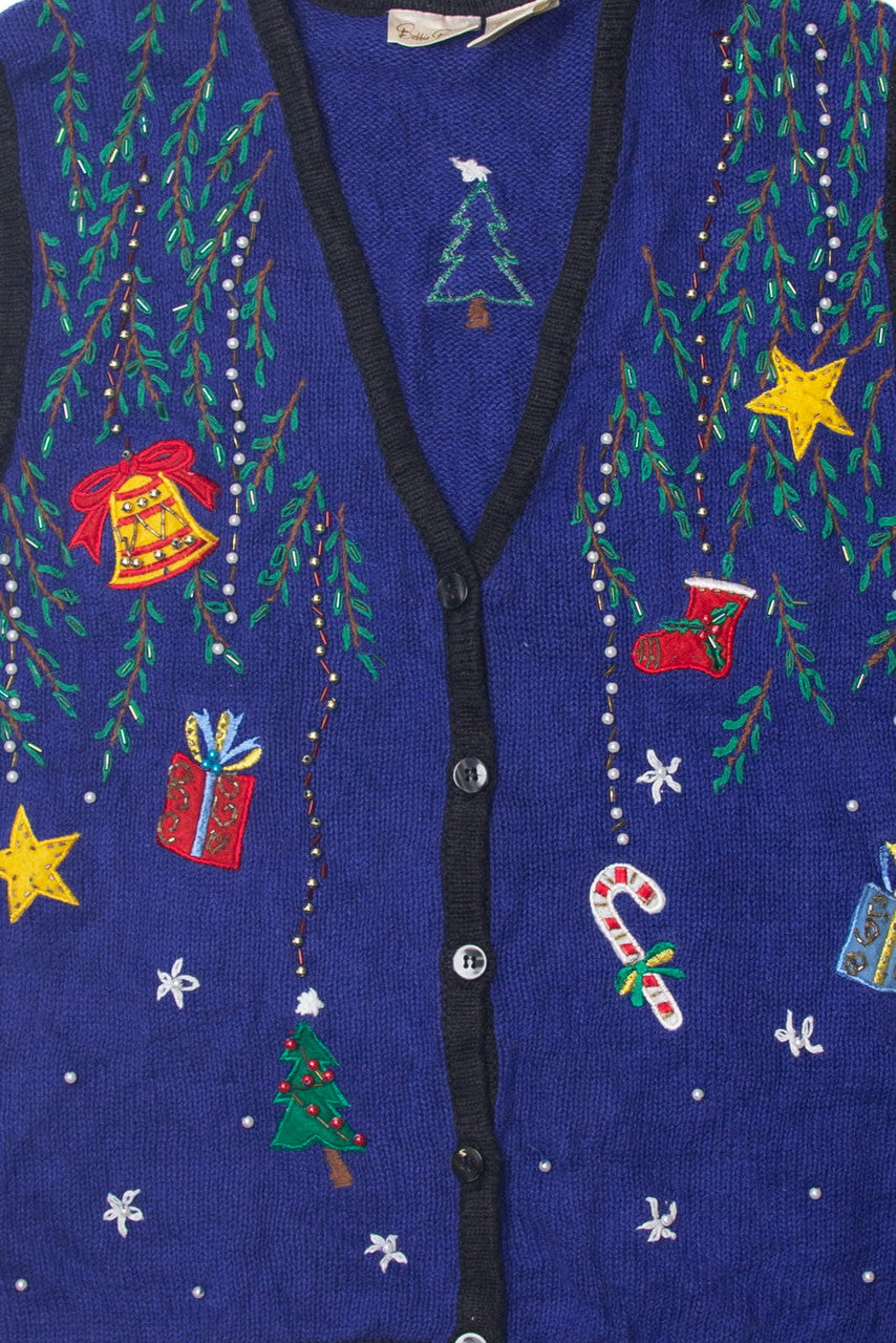 Blue Ugly Christmas Vest 63648