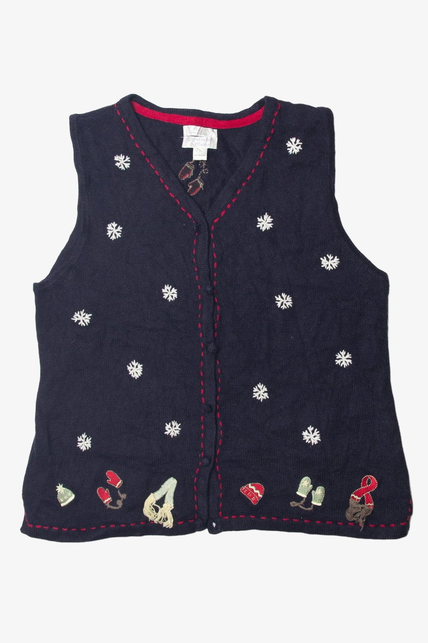 Black Ugly Christmas Vest 63658