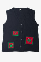 Black Ugly Christmas Vest 63672