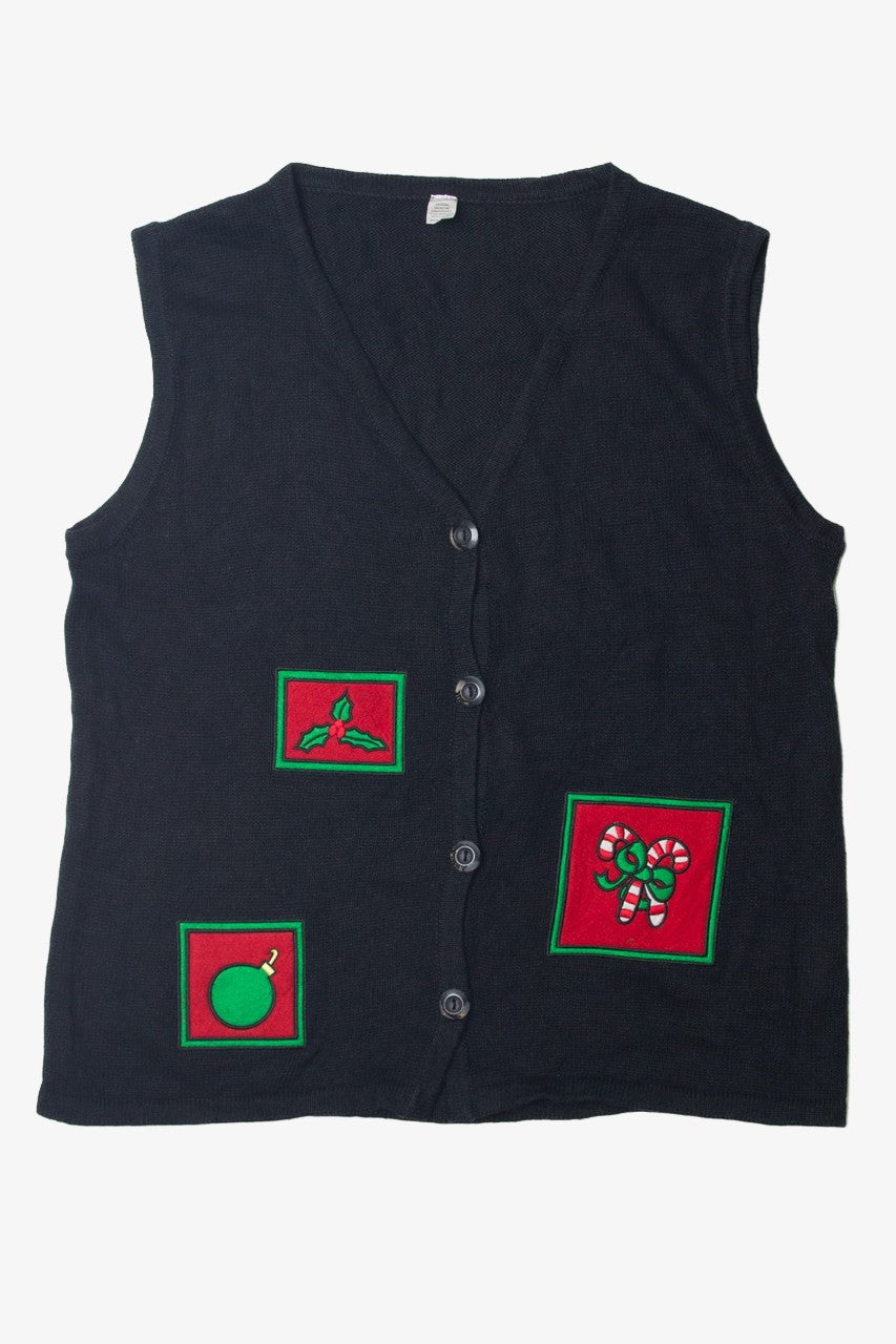 Black Ugly Christmas Vest 63672