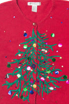 Red Ugly Christmas Cardigan 63688