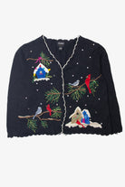 Black Ugly Christmas Cardigan 63696