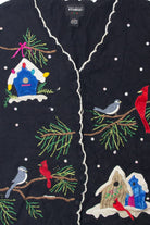 Black Ugly Christmas Cardigan 63696