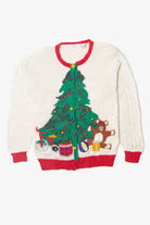 White Ugly Christmas Cardigan 63710