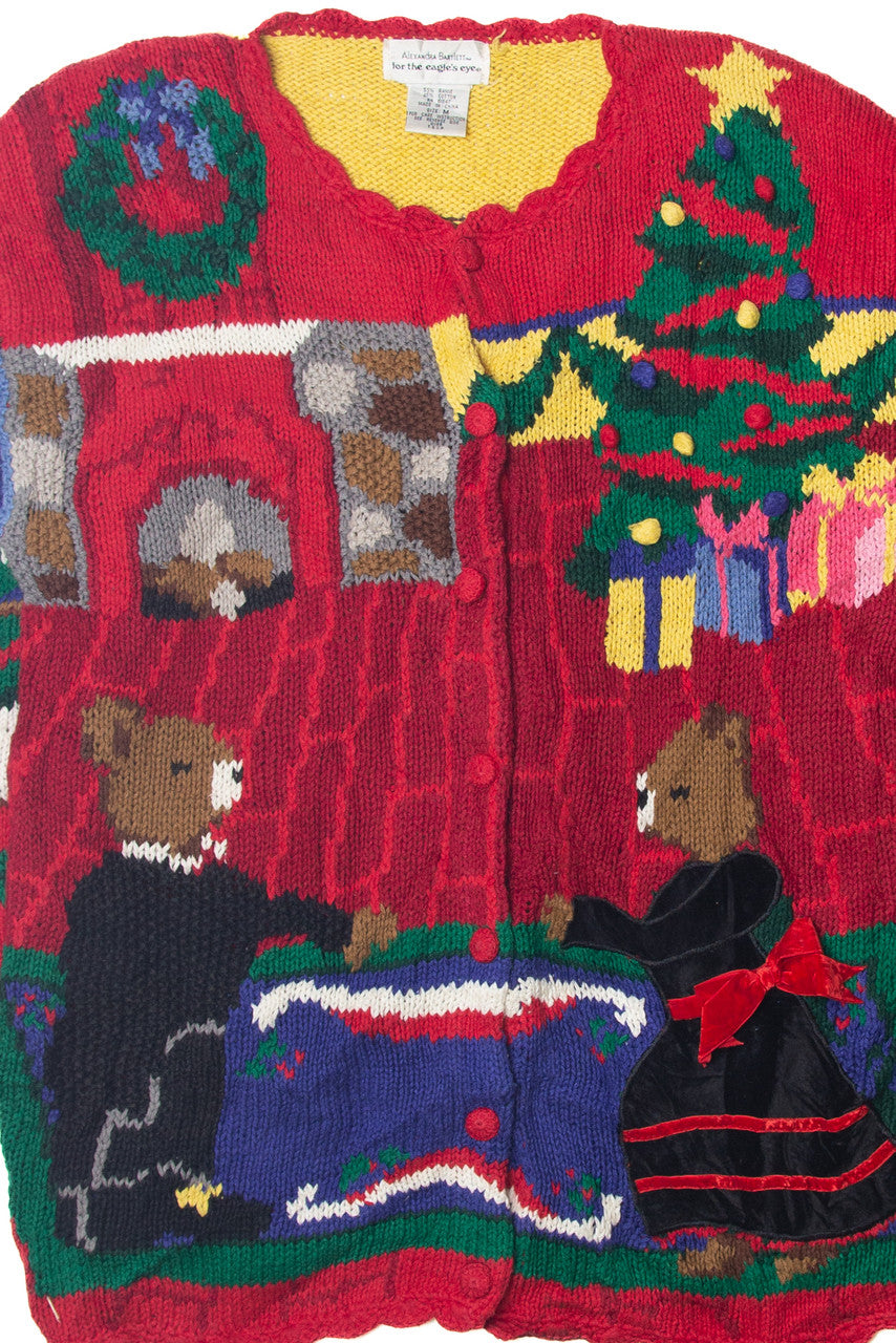 Alexandra Bartiett Ugly Christmas Cardigan 63734