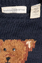 Marisa Christina Christmas Bear Navy Ugly Christmas Sweater 63739