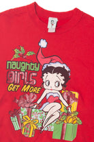 Betty Boop "Naughty Girls Get More" Ugly Christmas Sweater 63749